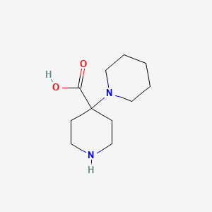 molecular formula C11H20N2O2 B1613275 [1,4']联哌啶基-4'-羧酸 CAS No. 933721-82-5