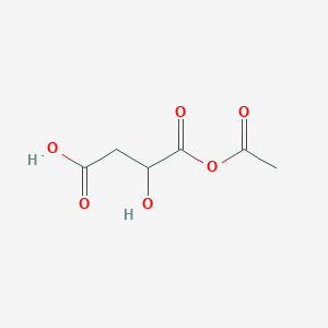 molecular formula C6H8O6 B1613278 (S)-3-Acetoxy-4-ethoxy-4-oxobutyric Acid CAS No. 52485-05-9