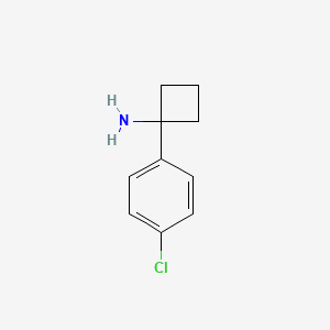 molecular formula C10H12ClN B1613281 1-(4-氯苯基)环丁胺 CAS No. 75095-80-6