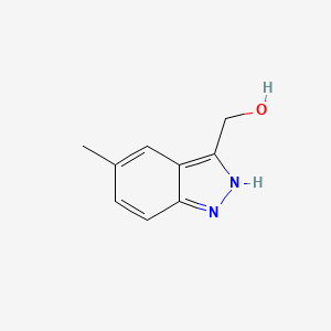molecular formula C9H10N2O B1613282 (5-Methyl-1H-indazol-3-yl)methanol CAS No. 518990-04-0