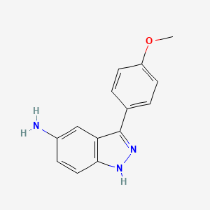 3-(4-methoxyphenyl)-1H-indazol-5-amine