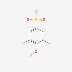 molecular formula C9H11ClO3S B1613285 4-Methoxy-3,5-dimethylbenzenesulfonyl chloride CAS No. 75157-75-4