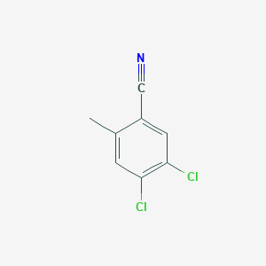 molecular formula C8H5Cl2N B1613288 4,5-Dichloro-2-methylbenzonitrile CAS No. 306277-20-3