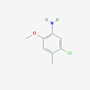 molecular formula C8H10ClNO B1613293 5-氯-2-甲氧基-4-甲基苯胺 CAS No. 569688-67-1