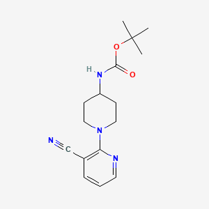 tert-Butyl (1-(3-cyanopyridin-2-yl)piperidin-4-yl)carbamate