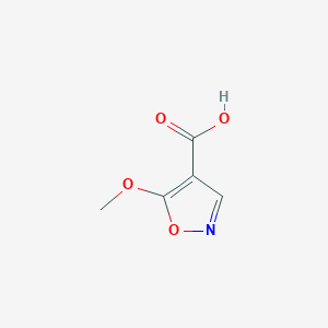 molecular formula C5H5NO4 B1613305 5-Methoxy-isoxazole-4-carboxylic acid CAS No. 886363-65-1