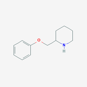 molecular formula C12H17NO B1613344 2-(Phenoxymethyl)piperidine CAS No. 220510-70-3