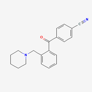 4'-Cyano-2-piperidinomethyl benzophenone