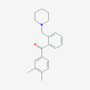 3',4'-Dimethyl-2-piperidinomethyl benzophenone