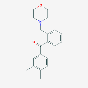 3',4'-Dimethyl-2-morpholinomethylbenzophenone