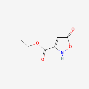 molecular formula C6H7NO4 B1613381 Ethyl 5-hydroxyisoxazole-3-carboxylate CAS No. 88393-81-1