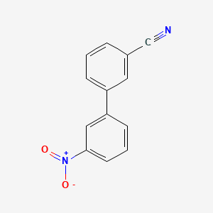 molecular formula C13H8N2O2 B1613397 3-(3-硝基苯基)苯甲腈 CAS No. 192699-67-5