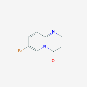 molecular formula C8H5BrN2O B1613405 7-溴-4H-吡啶并[1,2-a]嘧啶-4-酮 CAS No. 23536-76-7