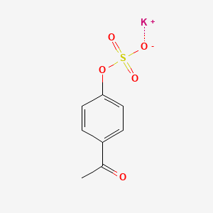 molecular formula C8H7KO5S B1613413 Potassium p-acetylphenyl sulphate CAS No. 38533-41-4