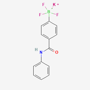 molecular formula C13H10BF3KNO B1613414 4-(苯氨基羰基)苯基三氟硼酸钾 CAS No. 912350-01-7