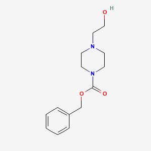 molecular formula C14H20N2O3 B1613438 Benzyl 4-(2-Hydroxyethyl)piperazine-1-carboxylate CAS No. 14000-67-0