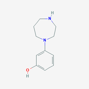 3-(1,4-Diazepan-1-yl)phenol