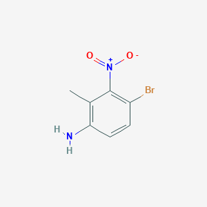 molecular formula C7H7BrN2O2 B1613448 4-Bromo-2-methyl-3-nitroaniline CAS No. 414868-82-9