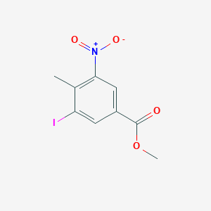 molecular formula C9H8INO4 B1613463 Methyl 3-iodo-4-methyl-5-nitrobenzoate CAS No. 21323-99-9