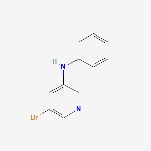 molecular formula C11H9BrN2 B1613477 5-溴-N-苯基吡啶-3-胺 CAS No. 767342-20-1