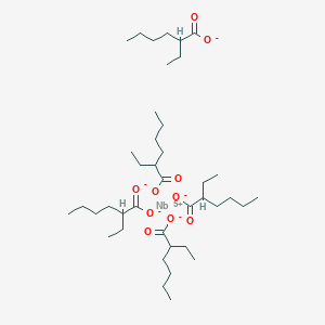 molecular formula C40H75NbO10 B1613480 Niobium(5+) pentakis(2-ethylhexanoate) CAS No. 206564-87-6