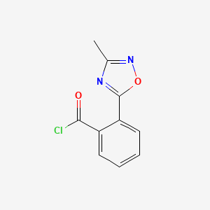 2-(3-Methyl-1,2,4-oxadiazol-5-yl)benzoyl chloride