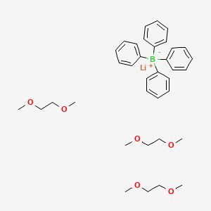 molecular formula C36H50BLiO6 B1613489 Lithium tetraphenylborate tris(1,2-dimethoxyethane) CAS No. 75965-35-4