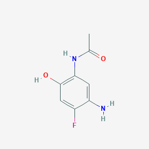 B161349 N-(5-Amino-4-fluoro-2-hydroxyphenyl)acetamide CAS No. 137589-58-3