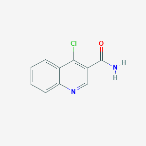 molecular formula C10H7ClN2O B1613493 4-Chloroquinoline-3-carboxamide CAS No. 476193-87-0