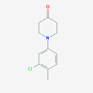 1-(3-Chloro-4-methylphenyl)piperidin-4-one
