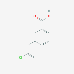 molecular formula C10H9ClO2 B1613513 3-(2-Chloro-2-propenyl)benzoic acid CAS No. 732249-12-6
