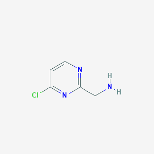 molecular formula C5H6ClN3 B1613523 (4-Chloropyrimidin-2-YL)methanamine CAS No. 944902-16-3