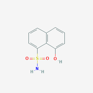 molecular formula C10H9NO3S B1613529 8-Hydroxynaphthalene-1-sulfonamide CAS No. 6837-95-2