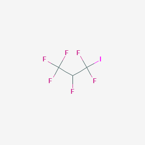 molecular formula C3HF6I B1613540 1,1,1,2,3,3-Hexafluoro-3-iodopropane CAS No. 431-90-3