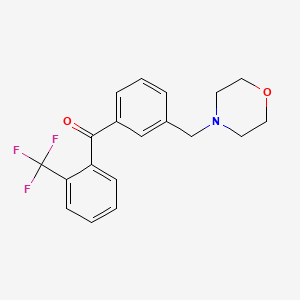 3'-Morpholinomethyl-2-trifluoromethylbenzophenone