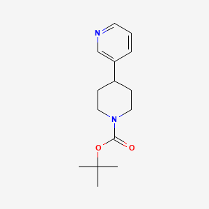 molecular formula C15H22N2O2 B1613563 叔丁基 4-(吡啶-3-基)哌啶-1-羧酸酯 CAS No. 550371-77-2