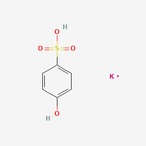 molecular formula C6H6KO4S+ B1613572 Potassium;4-hydroxybenzenesulfonic acid CAS No. 30145-40-5