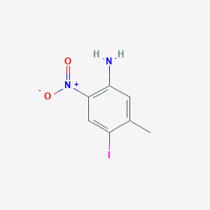 molecular formula C7H7IN2O2 B1613573 4-碘-5-甲基-2-硝基苯胺 CAS No. 335349-58-1
