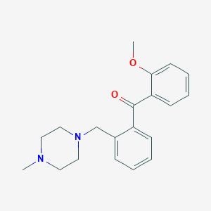 2-Methoxy-2'-(4-methylpiperazinomethyl) benzophenone