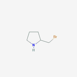 molecular formula C5H10BrN B1613581 2-(Bromomethyl)pyrrolidine CAS No. 412311-36-5