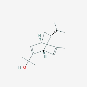 molecular formula C15H24O B1613588 (1R,4R,7R)-7-Isopropyl-2-(1-hydroxy-1-methylethyl)-5-methylbicyclo[2.2.2]octa-2,5-diene CAS No. 1063949-39-2