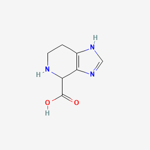 molecular formula C7H9N3O2 B1613598 4,5,6,7-tetrahydro-1H-imidazo[4,5-c]pyridine-4-carboxylic acid CAS No. 777819-31-5