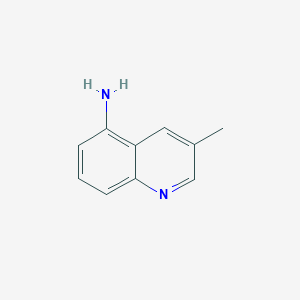 molecular formula C10H10N2 B161361 3-甲基喹啉-5-胺 CAS No. 134992-14-6
