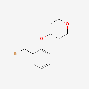 4-[2-(Bromomethyl)phenoxy]tetrahydropyran