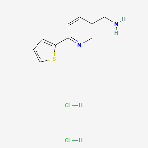 (6-Thien-2-ylpyridin-3-yl)methylamine dihydrochloride