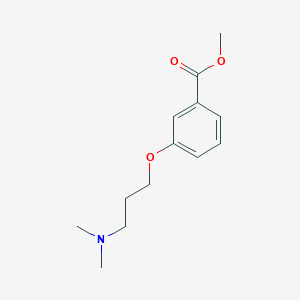 molecular formula C13H19NO3 B1613624 Methyl 3-[3-(dimethylamino)propoxy]benzoate CAS No. 921938-75-2