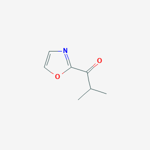 molecular formula C7H9NO2 B1613636 2-(2,2-Dimethylacetyl)oxazole CAS No. 898759-12-1