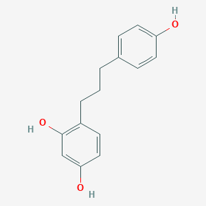 molecular formula C15H16O3 B161370 4-[3-(4-Hydroxyphenyl)propyl]resorcinol CAS No. 376361-97-6