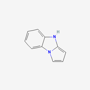 molecular formula C10H8N2 B1613718 4H-Pyrrolo[1,2-a]benzimidazole CAS No. 24990-52-1