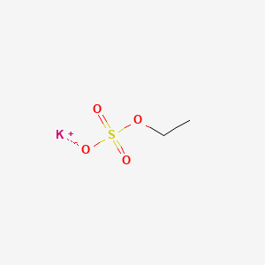 molecular formula C2H5KO4S B1613719 Sulfuric acid, monoethyl ester, potassium salt CAS No. 563-17-7